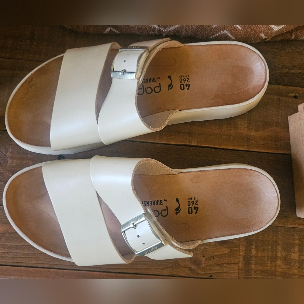 New Birkenstock Almina Papillio Platform Sz 40 - Picture 2 of 6